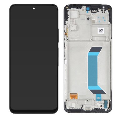 Tela Display Xiaomi Pocophone X5 5G e Note 12 5G Preto com Aro AMOLED